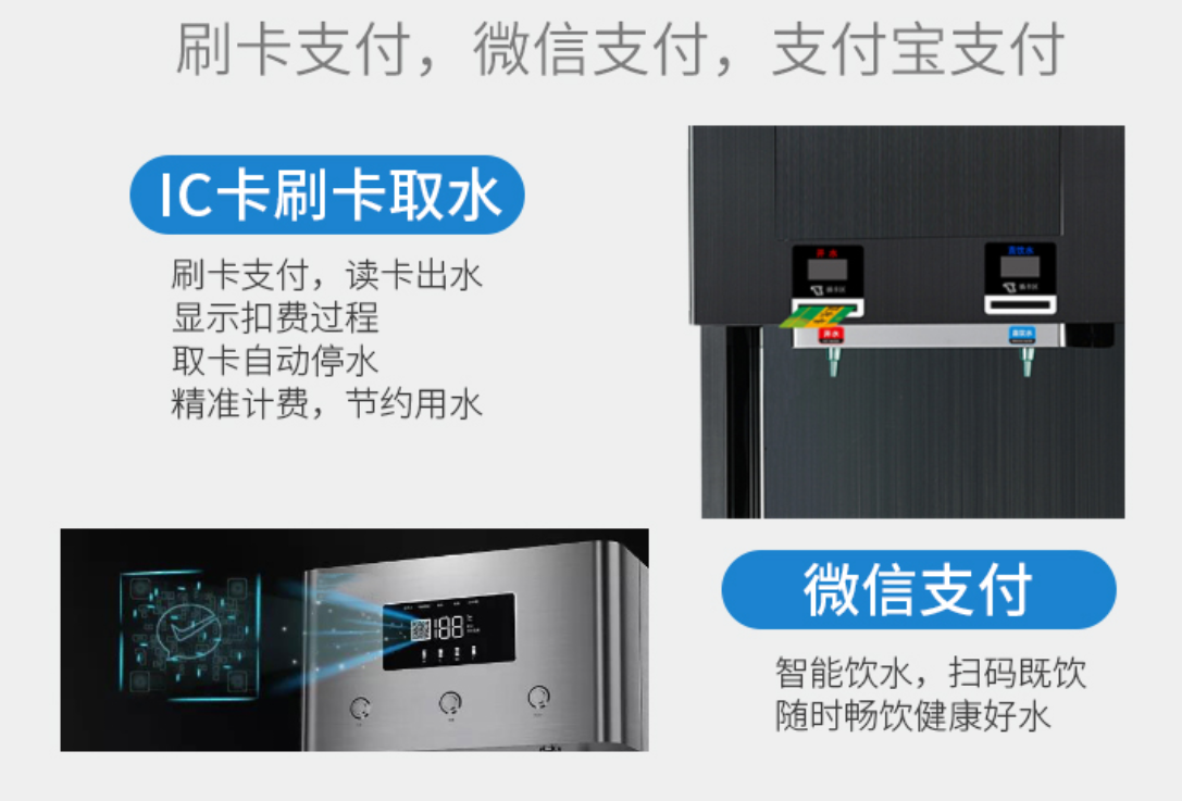校園直飲水設(shè)備有哪些支付方式？